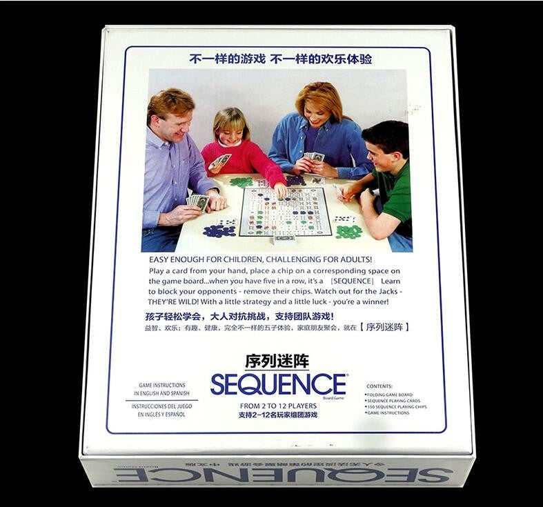 The Sequence Family Board Game