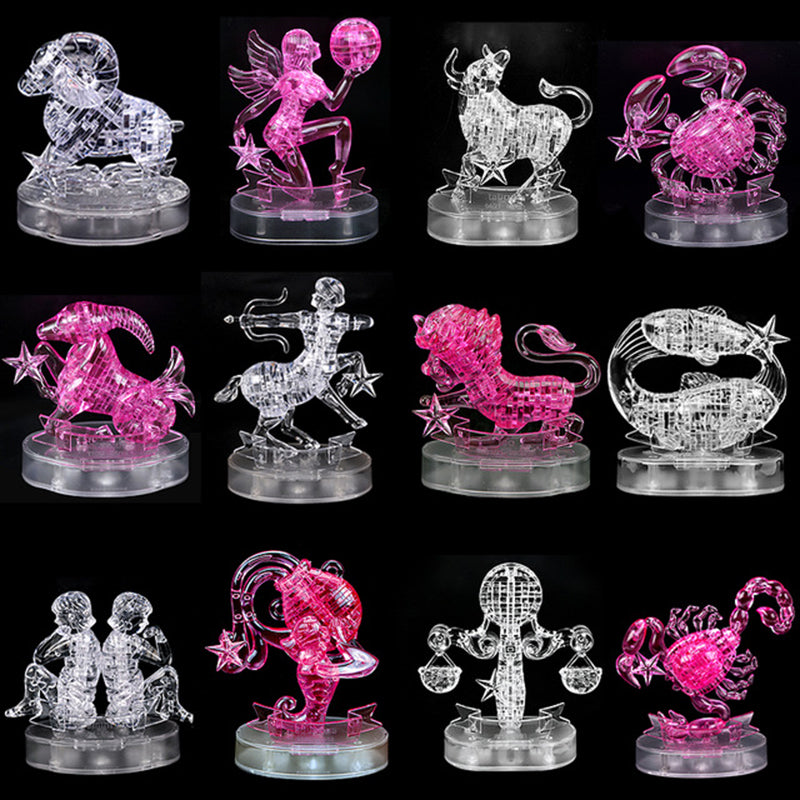 3D Horoscope Crystal Jigsaw Puzzles