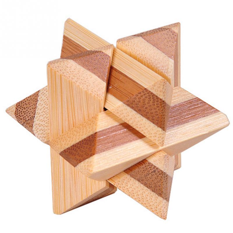 Wooden Interlocking 3D Puzzles