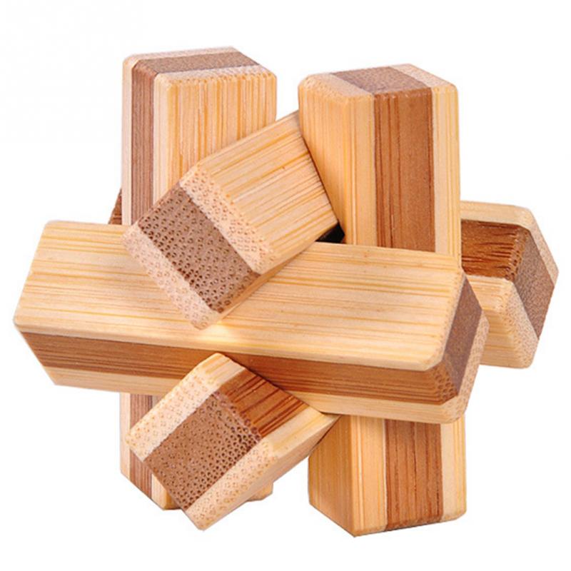 Wooden Interlocking 3D Puzzles