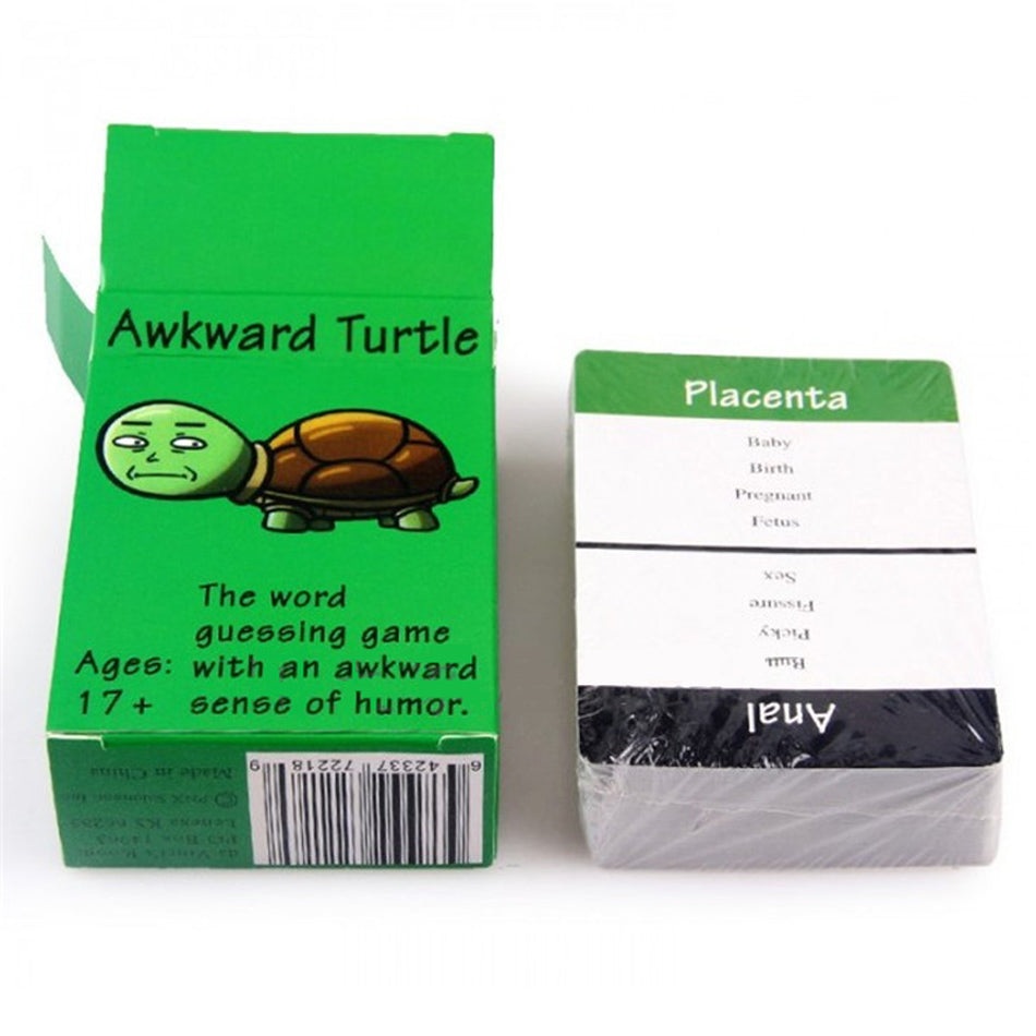 Awkward Turtle Guessing Game Card