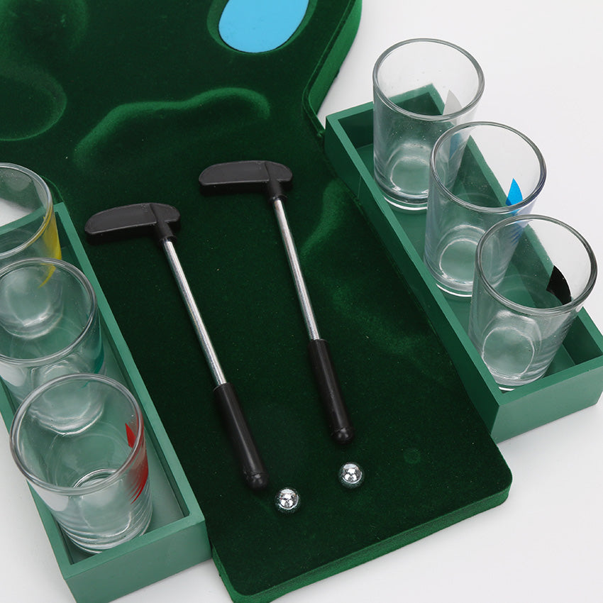 Mini Golf Drinking Game Set