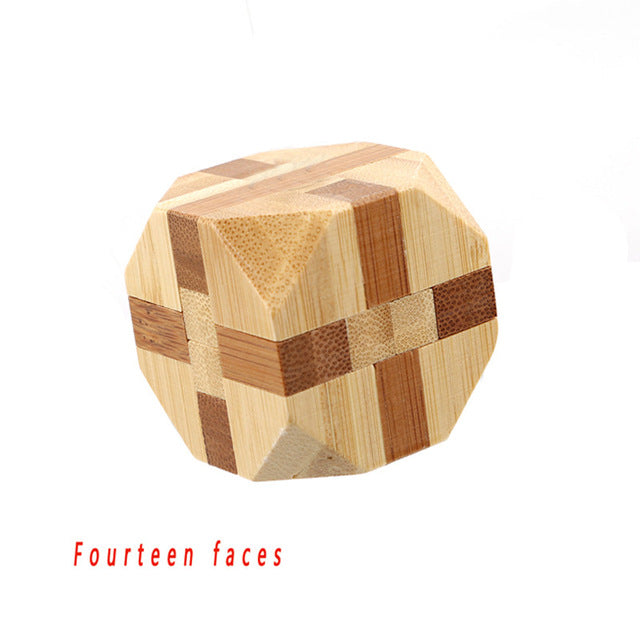 Wooden Interlocking 3D Puzzles