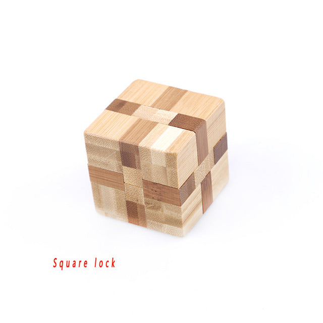 Wooden Interlocking 3D Puzzles