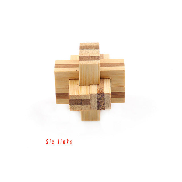 Wooden Interlocking 3D Puzzles