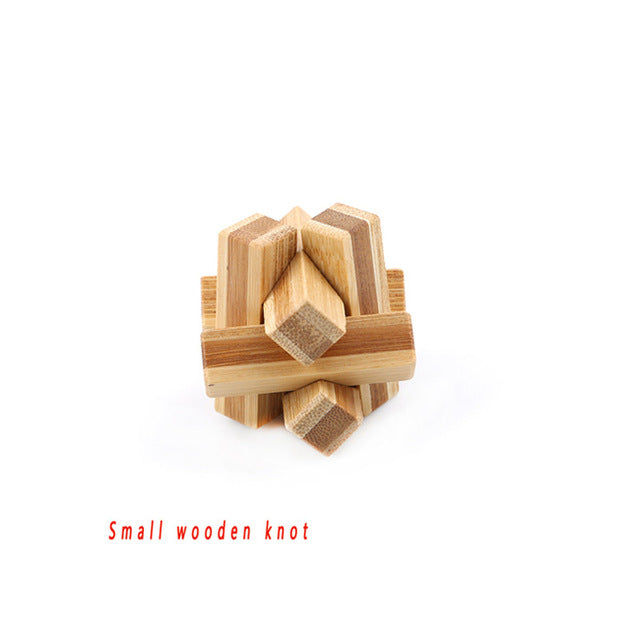 Wooden Interlocking 3D Puzzles