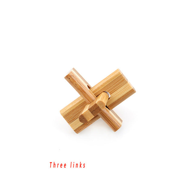 Wooden Interlocking 3D Puzzles